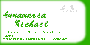 annamaria michael business card